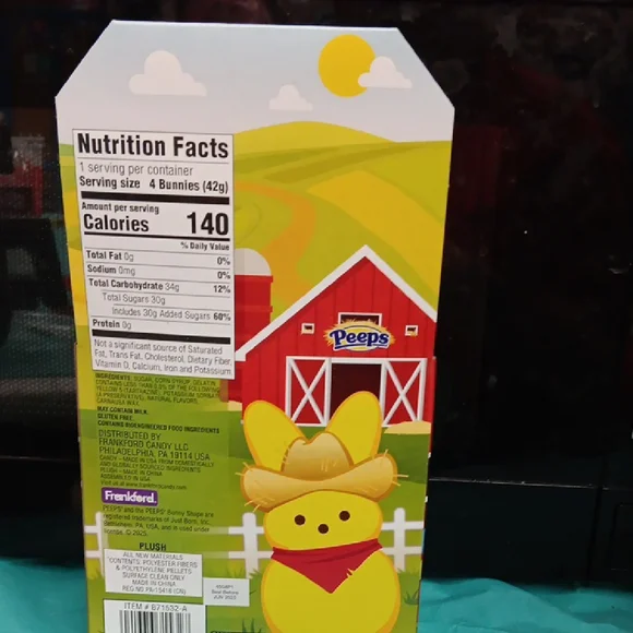 Peeps Marshmallow CowBunny Or Princess Plush Set NWT - Picture 3 of 5